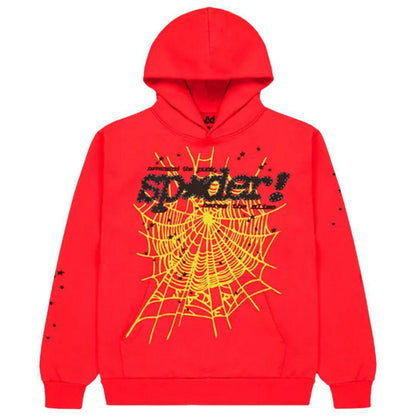 SP5DER P*NK V2 HOODIE RED