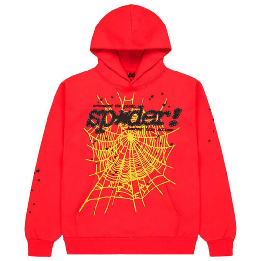 SP5DER P*NK V2 HOODIE RED