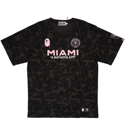 BAPE x Inter Miami CF Camo Tee Black